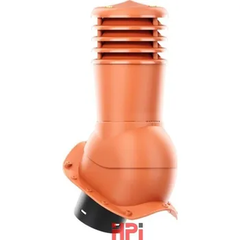 HPI Odvětrávací set prům. 150mm - nejvyšší profil - pro plech.tvarované krytiny - červená