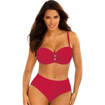 Dámská móda Dámské dvoudílné plavky New Trends 8 S730DA5-21c sv. zelená - Self 38D