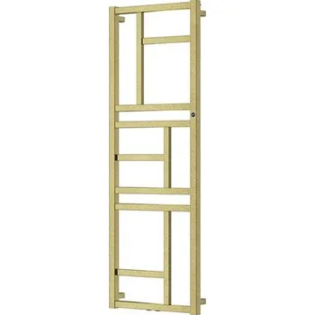Radiátor Hopa Mondrian koupelnový radiátor 600 x 1740 mm středové připojení barva zlatá RADMON601784SP