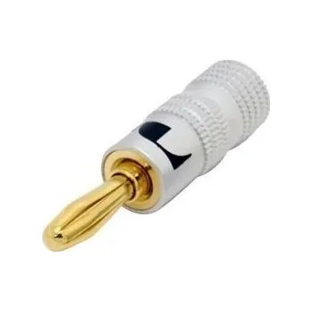 Audio kabel Nakamichi - Banana Plugs - černá