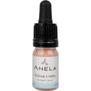 Pleťové sérum Anela Růžové z nebe hydratační a vyhlazující sérum s kyselinou hyaluronovou 5 ml