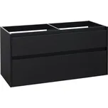 EBS Duomo Skříňka umyvadlová 121 cm, černá matná DUOMO121CBU
