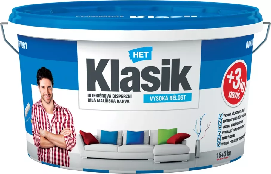 Het Klasik 15 + 3 kg bílá