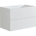 EBS Kuba Skříňka umyvadlová 81 cm, bílá lesklá KUBA81BBU