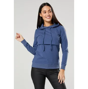 Těhotenská móda Těhotenská a kojicí mikina LISA JEANS