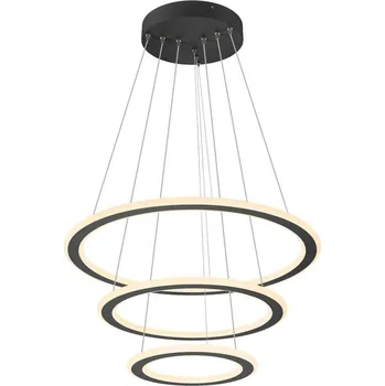 BIG WHITE (SLV) ONE FLAT závěsné svítidlo, triple, 300 cm, 2700/3000 K, DALI 2, Touch, černá 1007701