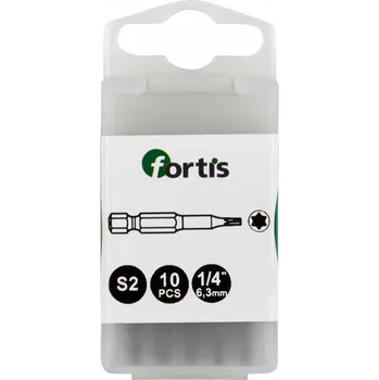 Bit Set Bitů DIN3126E6,3 10 x T10x50mm FORTIS