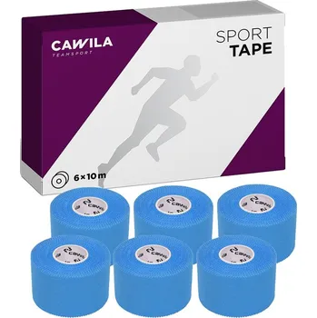 Zdravotnický materiál Tejpovací páska Cawila Sporttape COLOR 3,8cm x 10m 6er Set 1000710755-blau Velikost OS