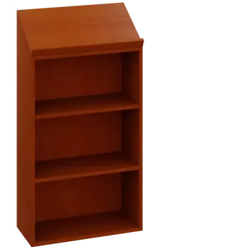 Knihovna KNI 10 pultík čtecí se sklonem 30° 1150x600x300, třešeň šumavská