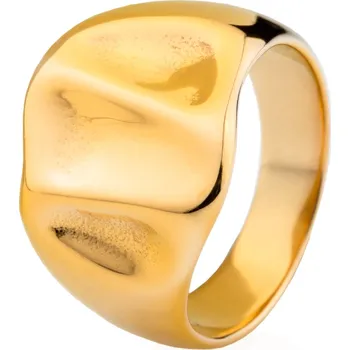 Prsten franco bene Asymetrický prsten - pozlacený | 1004 Velikost prstenu: 8 (60 mm)
