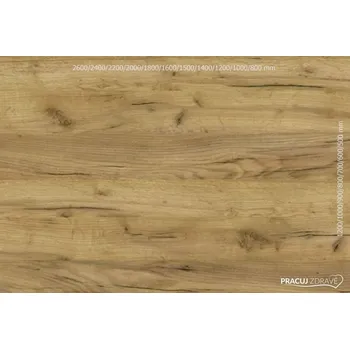 Stolová deska Kronospan Stolová laminátová deska DELUX Dub Craft zlatý K003 Rozměry stolové desky: 1600x800 mm, Tloušťka stolové desky: 25 mm