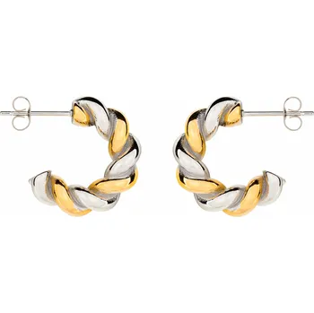 Náušnice franco bene Zatočené náušnice - dvojbarevné | 969