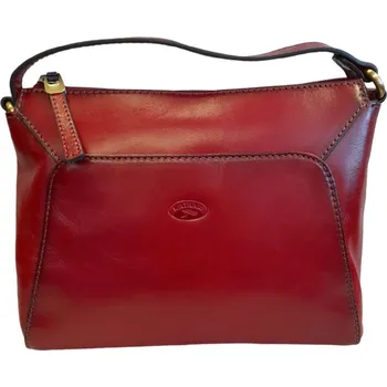 Kabelka KATANA crossbody kožená kabelka přes rameno tmavě červená 82361-08