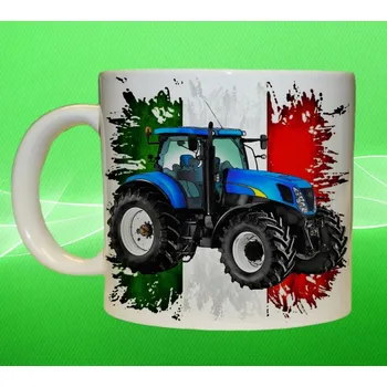 hrnek s traktorem New Holland T7070