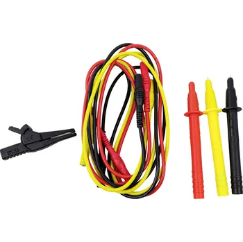 Měřicí přístroj Testboy Messleitungssatz Testboy TV 410 N sada měřicích kabelů červená, žlutá, černá 1 sada