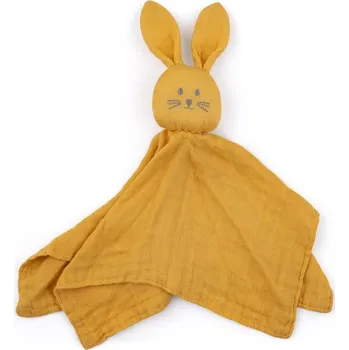 dětská jídelní sada Petite&Mars Hugo Bamboo Comforter usínáček Intense Ochre 1 ks