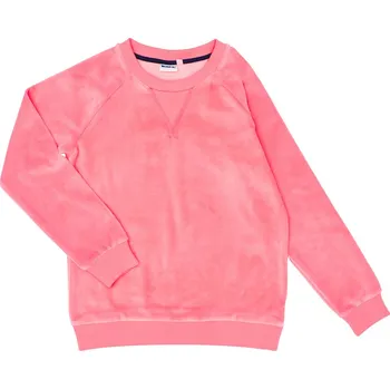 Chlapecká mikina Dívčí velurová mikina - Winkiki WSG 91474,lososová Barva: Lososová, Velikost: 158