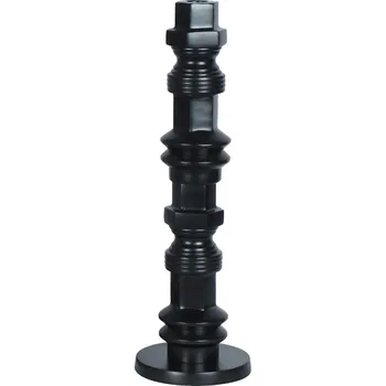 Svícen Černý kovový svícen ZUIVER TOTEM M