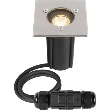 Venkovní osvětlení BIG WHITE (SLV) DASAR S svítidlo pro vestavbu do země, hranaté, 4 W, 3000 K, 24°, IP67, válcové, antracit 1007681