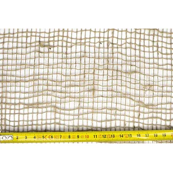 Geotextilie Přírodní škrobená jutová tkanina 120g/m2 Jednotka: m Tkanina na hliněné omítky
