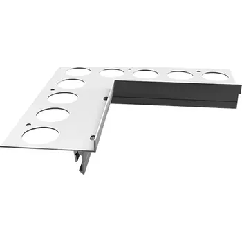 Kout k balkonové liště STONE (Rozměry 250×250 mm | tloušťka 1,4 mm | čelní výška 11 mm)