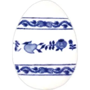Velikonoční dekorace Český porcelán Cibulák Velikonoční ozdoba - vajíčko / zápich