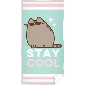 Carbotex Bavlněná froté osuška 70x140 cm - Kočička Pusheen Stay cool