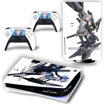 Obal na herní konzoli Polep na konzoli Anime Mecha Girl (PS5)