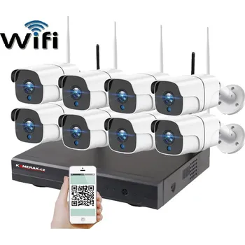 Kompletní kamerový systém Bezdrátový 8 kamerový set WiFi IP PRO WIP8-107B 3MPx, CZ menu
