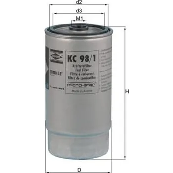 Palivový filtr Palivový filtr KNECHT KC 98/1