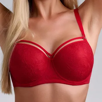 Podprsenka Marlies Dekkers - Space Odyssey podprsenka balkónová vyztužená red lace 75D 370801