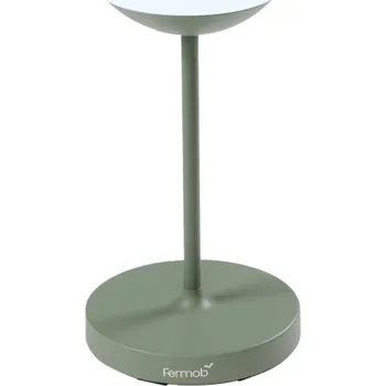 Venkovní osvětlení Kaktusově zelená venkovní LED lampa Fermob MOOON! 63 cm