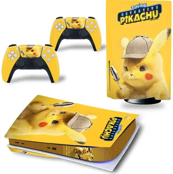 Obal na herní konzoli Polep na konzoli Detektive Pikachu (PS5)
