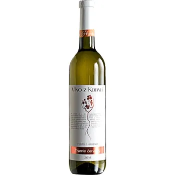 Víno Tramín červený pozdní sběr, polosuché 2023 0,75l / Kobylí /