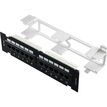 Patch panel XtendLan Patch panel na zeď, 12 portů, Cat5e PPWM-12C5EU