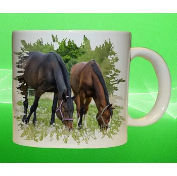 hrnek s koněm kůň XV