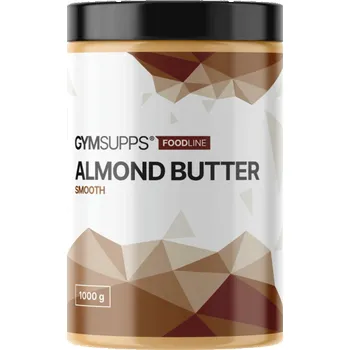 GymSupps Almond Butter 1000g - jemný