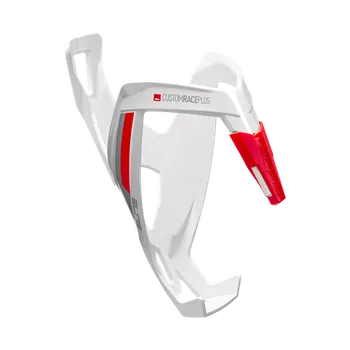 Košík na láhev Košík Elite Custom Race Plus bílý lesklý červený