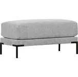 WOOOD Světle šedá látková podnožka Coulee 100 x 50 cm