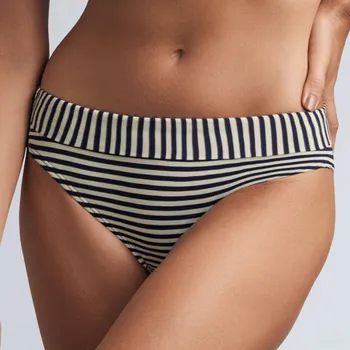 Dámské plavky Marlies Dekkers - Holi vintage plavkové kalhotky klasické blue ecru S 18194