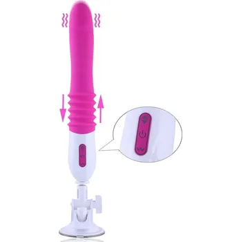 Vibrátor HiSmith C0571-03 Mini Fuck Machine with 3 Thrusting & 10 Vibration Patterns Pink
