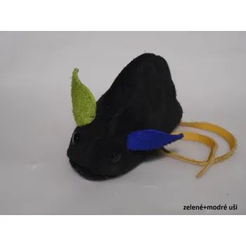 Klíčenka Myš č.5 Barva: Zelená+modrá