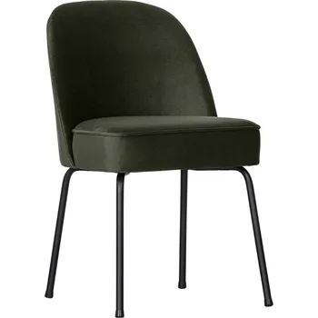 Jídelní židle WOOOD Tmavě zelená sametová jídelní židle Tergi