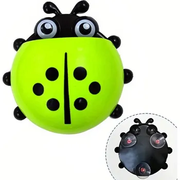 Držák na kartáček Držák na zubní kartáčky beruška - zelená, 1 ks