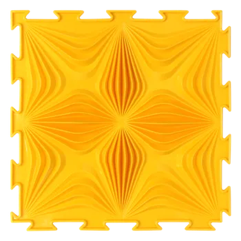 ortopedická podložka Ortodon - ortopedická podlaha Kaleidoskop tvrdý Žlutá