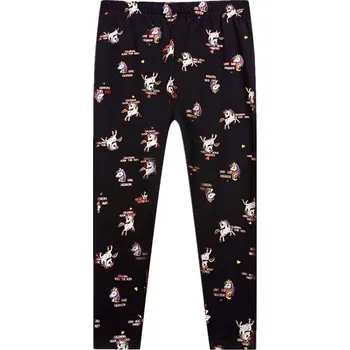 Dívčí legíny DÍVČÍ ZATEPLENÉ LEGÍNY JI9560 VELIKOSTI 98-128 Velikost: 98, Barva: Černá