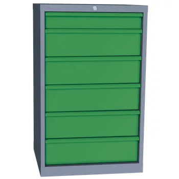 Zásuvková dílenská skříň Economy EPO01A, 6 zásuvek, slevy