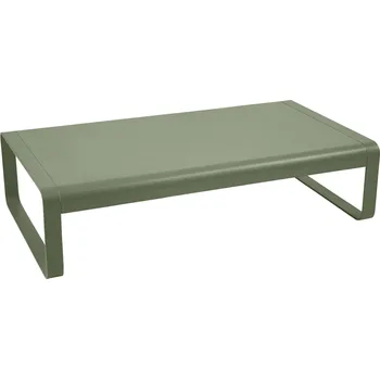 Zahradní stůl Kaktusově zelený hliníkový zahradní konferenční stolek Fermob Bellevie 138 x 80 cm