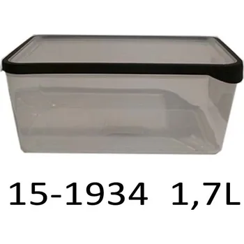 Nádoba na potraviny NARVIK 1,7 L - PLAST TEAM 15-1934 Černá