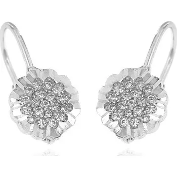 Náušnice Zlatnictví U Kostela Dámské náušnice bílé kytičky 379b 819988057